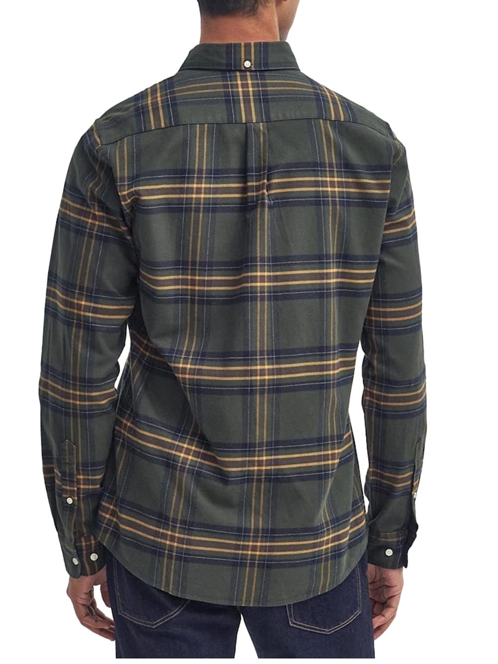 Barbour Camicia Uomo Msh5035 Verde oliva