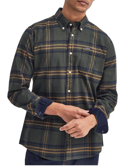 Barbour Camicia Uomo Msh5035 Verde oliva