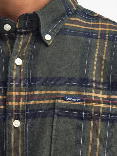 Barbour Camicia Uomo Msh5035 Verde oliva