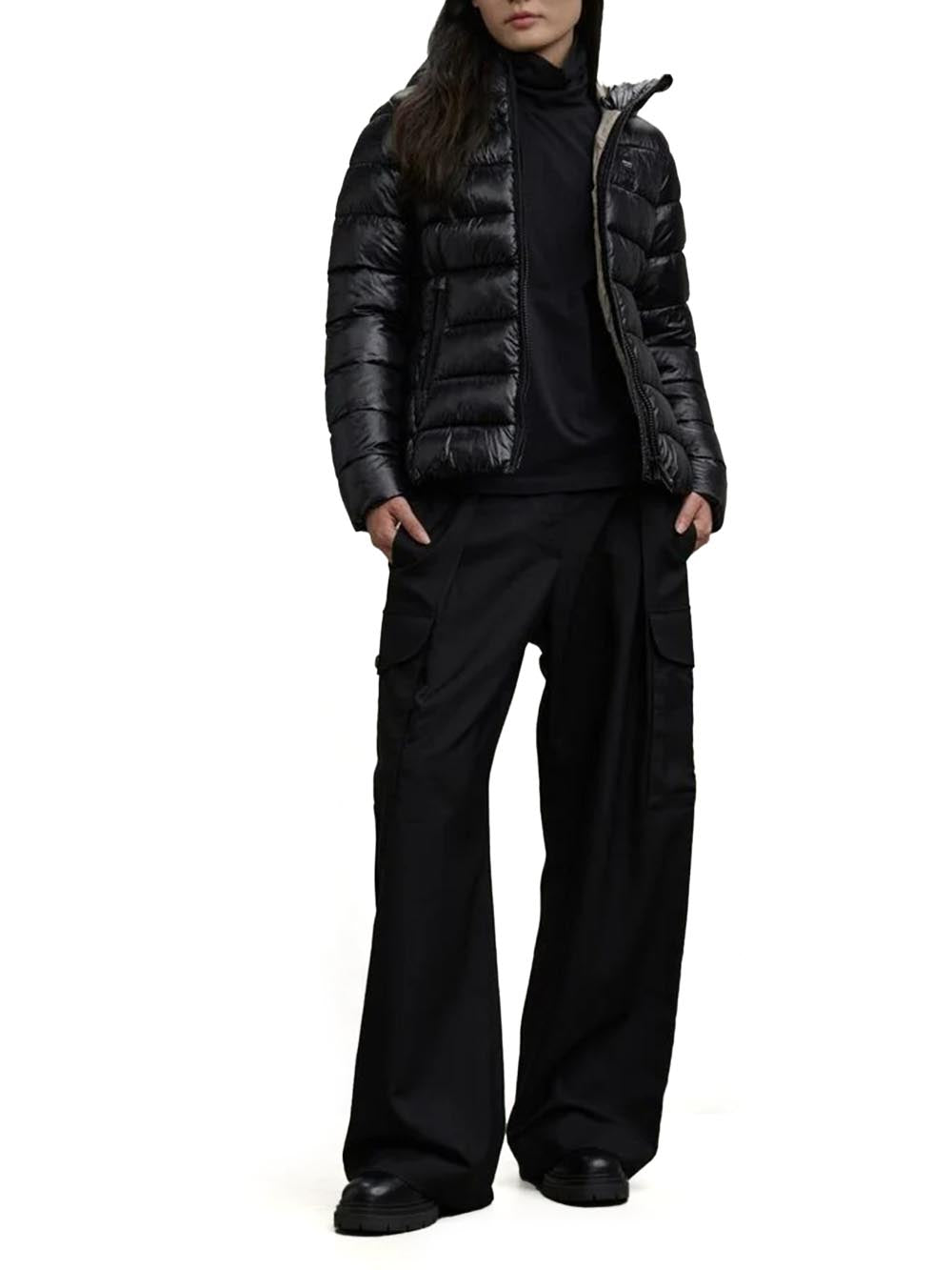 Blauer Giubbino Donna 25wbldc02072 006648 Nero/beige