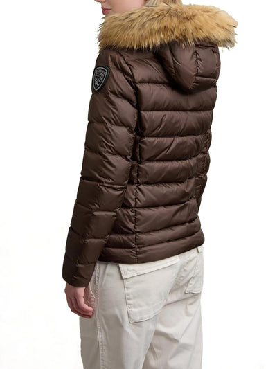 Blauer Giubbino Donna 25wbldc03099 006047 Marrone/Beige
