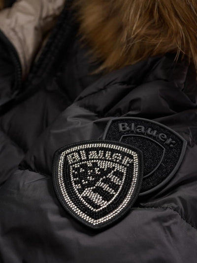 Blauer Impermeabile Donna 25wbldk03103 006047 Nero/beige