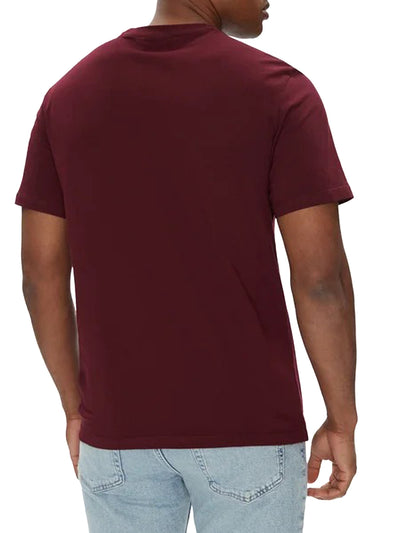 Calvin Klein T-shirt Uomo Lv040hm265 Bordeaux