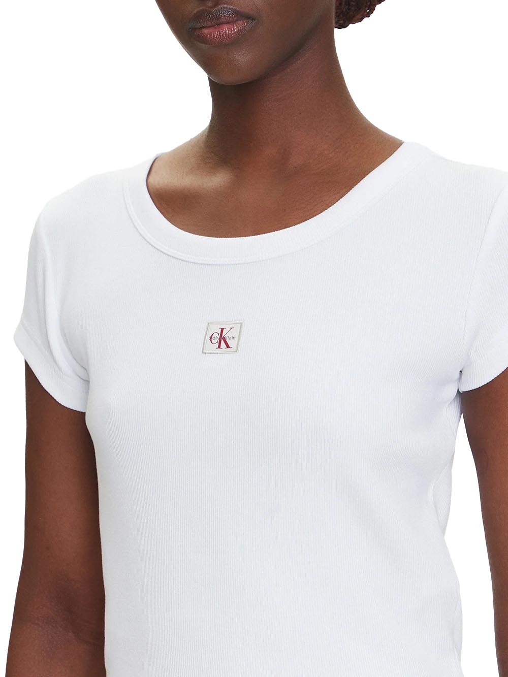 Calvin Klein T-shirt Donna Lv047c200g Bianco