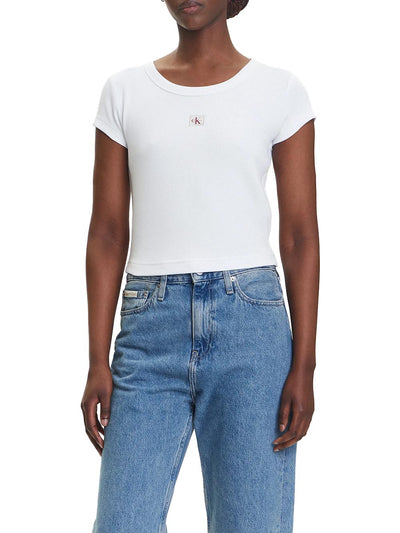Calvin Klein T-shirt Donna Lv047c200g Bianco