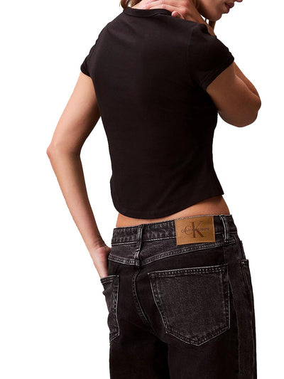 Calvin Klein T-shirt Donna Lv047c833g Nero