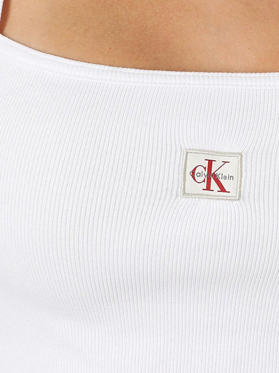 Calvin Klein Top Donna Lv047c908g Bianco