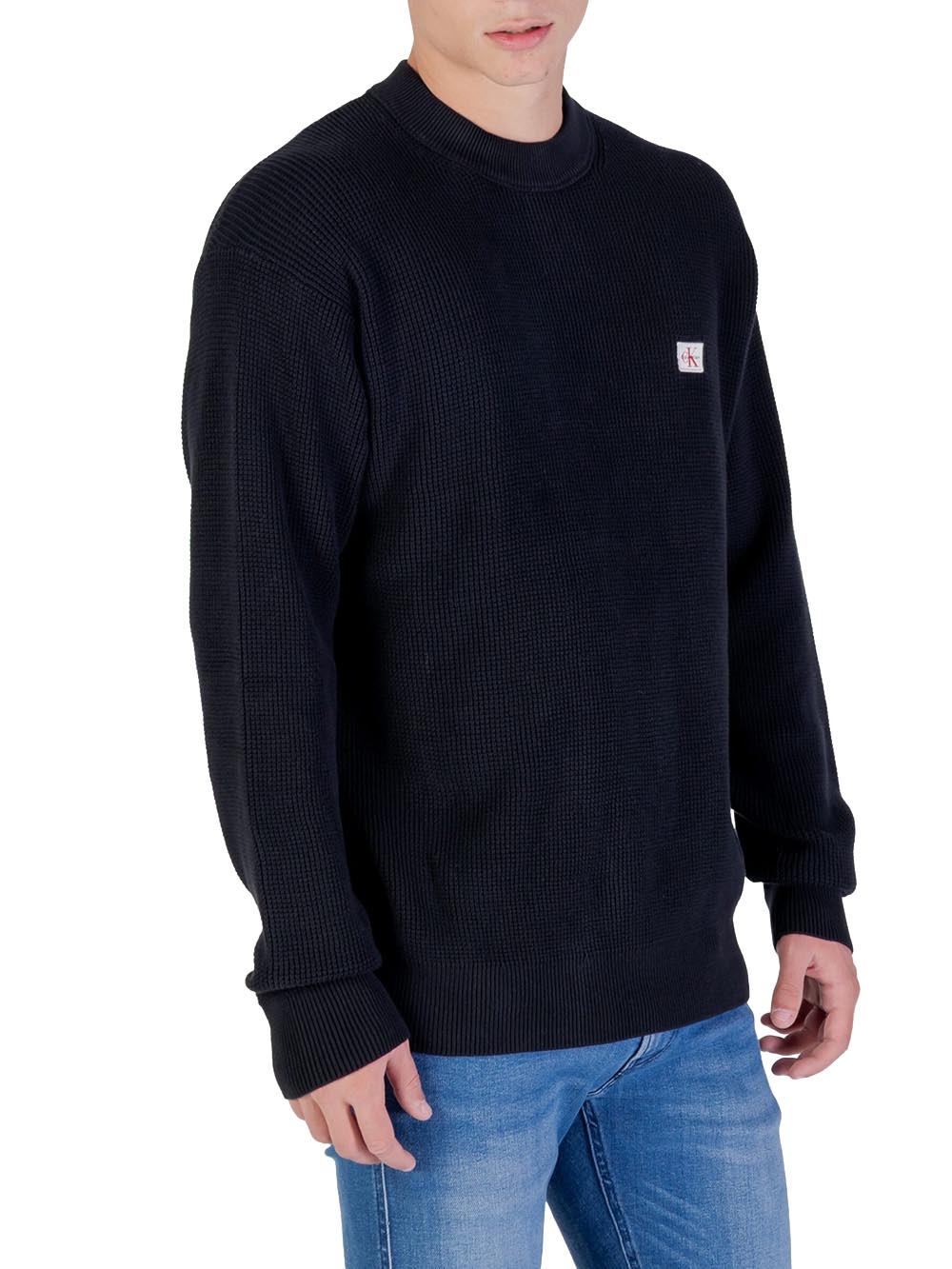 Calvin Klein Maglia Uomo Lv04rd313g Nero
