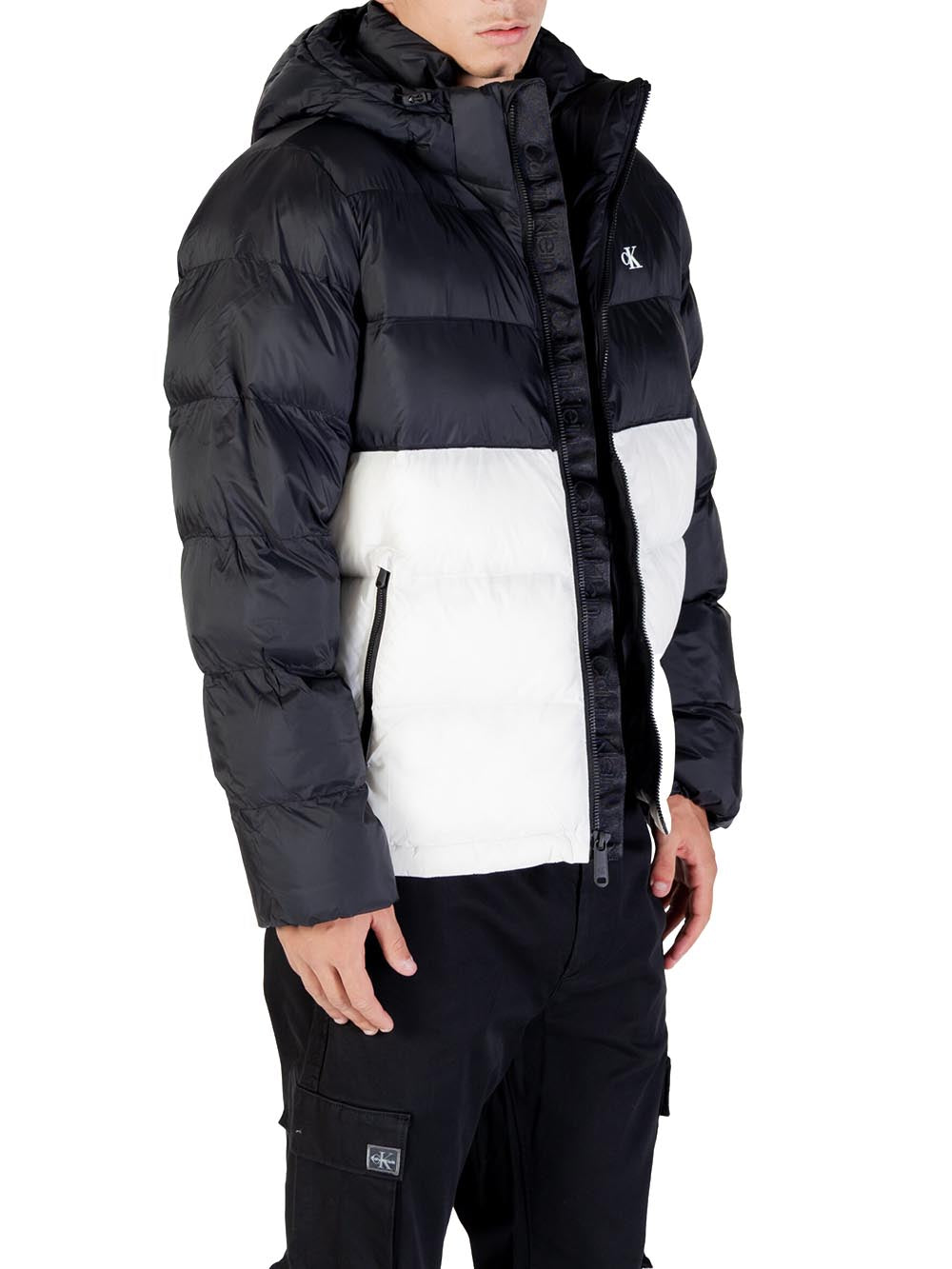 Calvin Klein Giubbino Uomo Lv04rd527g Nero bianco