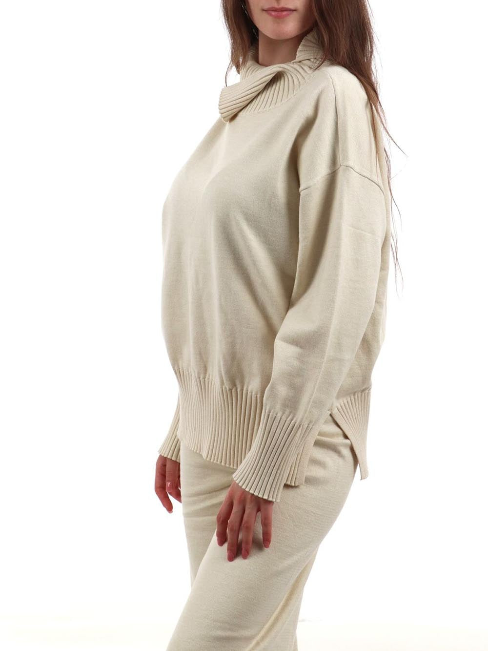 CHORAL Maglia Donna Sli5ml026107d Beige