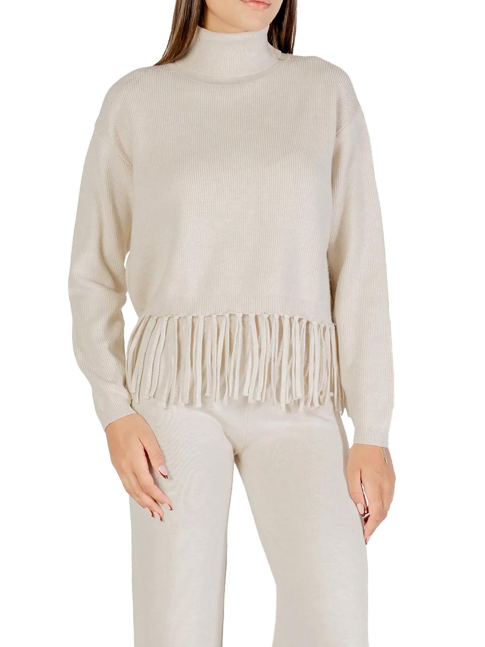 CHORAL Maglia Donna Sli5ml026127d Beige