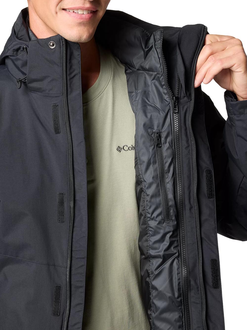 COLUMBIA Giubbino Uomo 2090122010 Wx3892 Nero