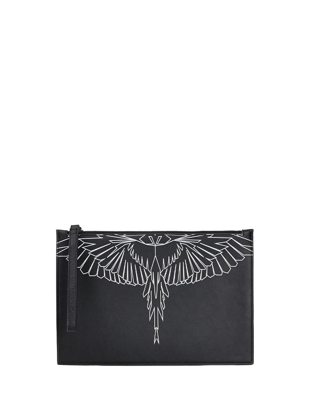 COUNTY OF MILAN Pochette Uomo Comaf250137 Nero bianco