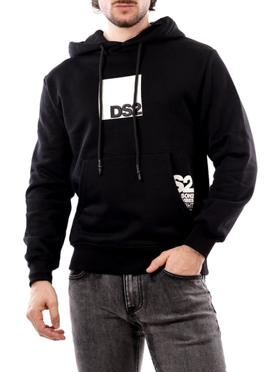 Ds2 Felpa Uomo Fw25205 Nero