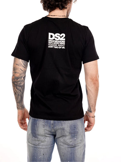 Ds2 T-shirt Uomo Fw25206 Nero