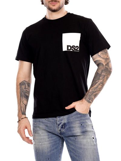 Ds2 T-shirt Uomo Fw25206 Nero