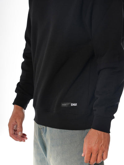 Ds2 Felpa Uomo Fw25223 Nero