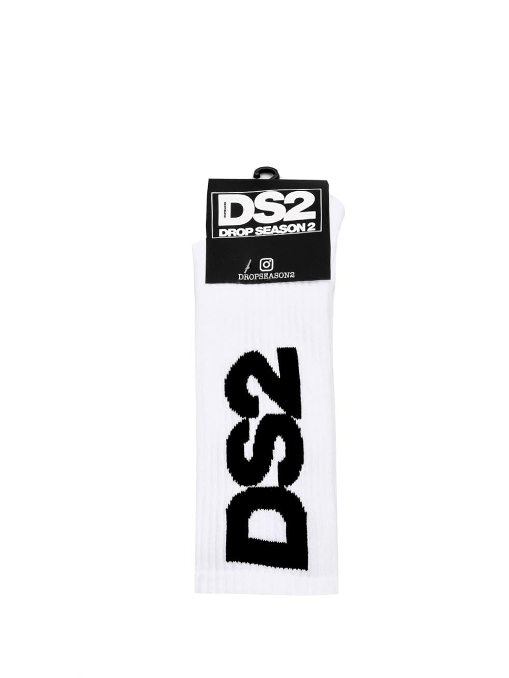 Ds2 Calzini Uomo Fw25c01 Bianco