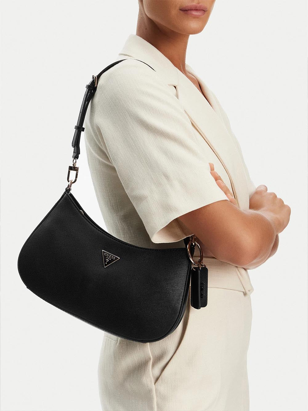 Guess Borsa a Spalla Donna Hwzg96 72180 Beige