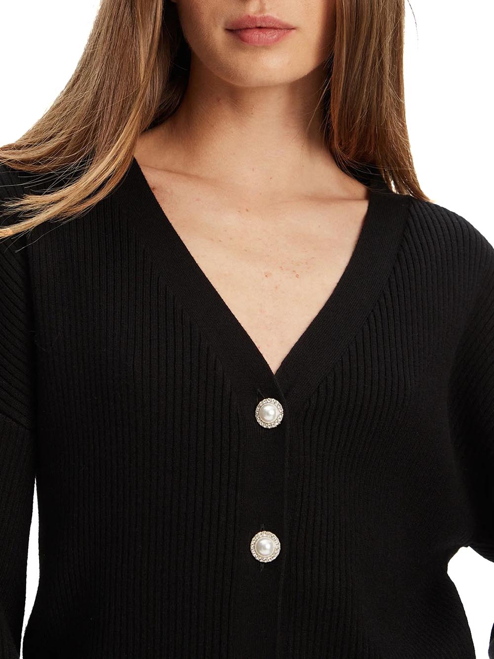 Guess Cardigan Donna W5yr07 Z2zk2 Nero