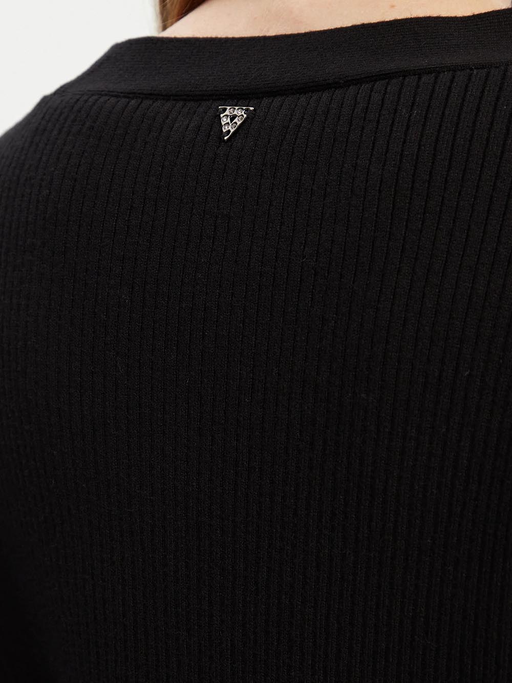 Guess Cardigan Donna W5yr07 Z2zk2 Nero