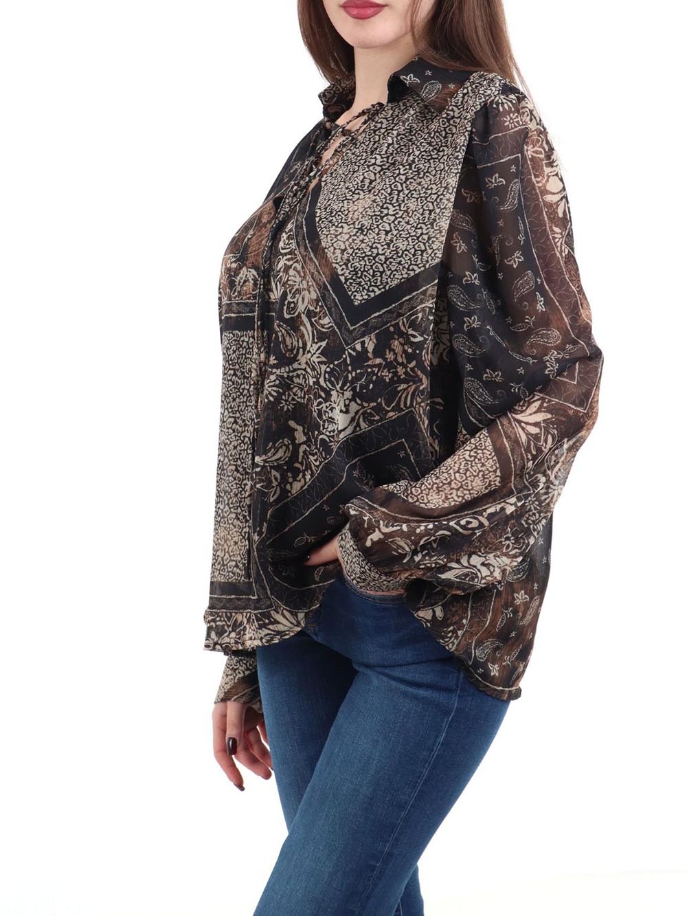 I AM Blusa Donna 24976 Moro