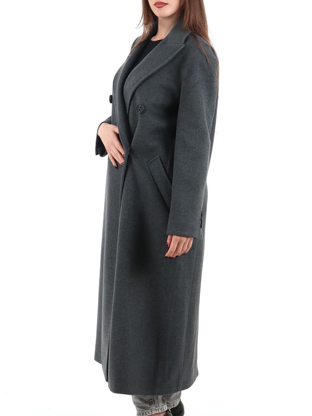 I AM Cappotto Donna 70180/t254mf Grigio