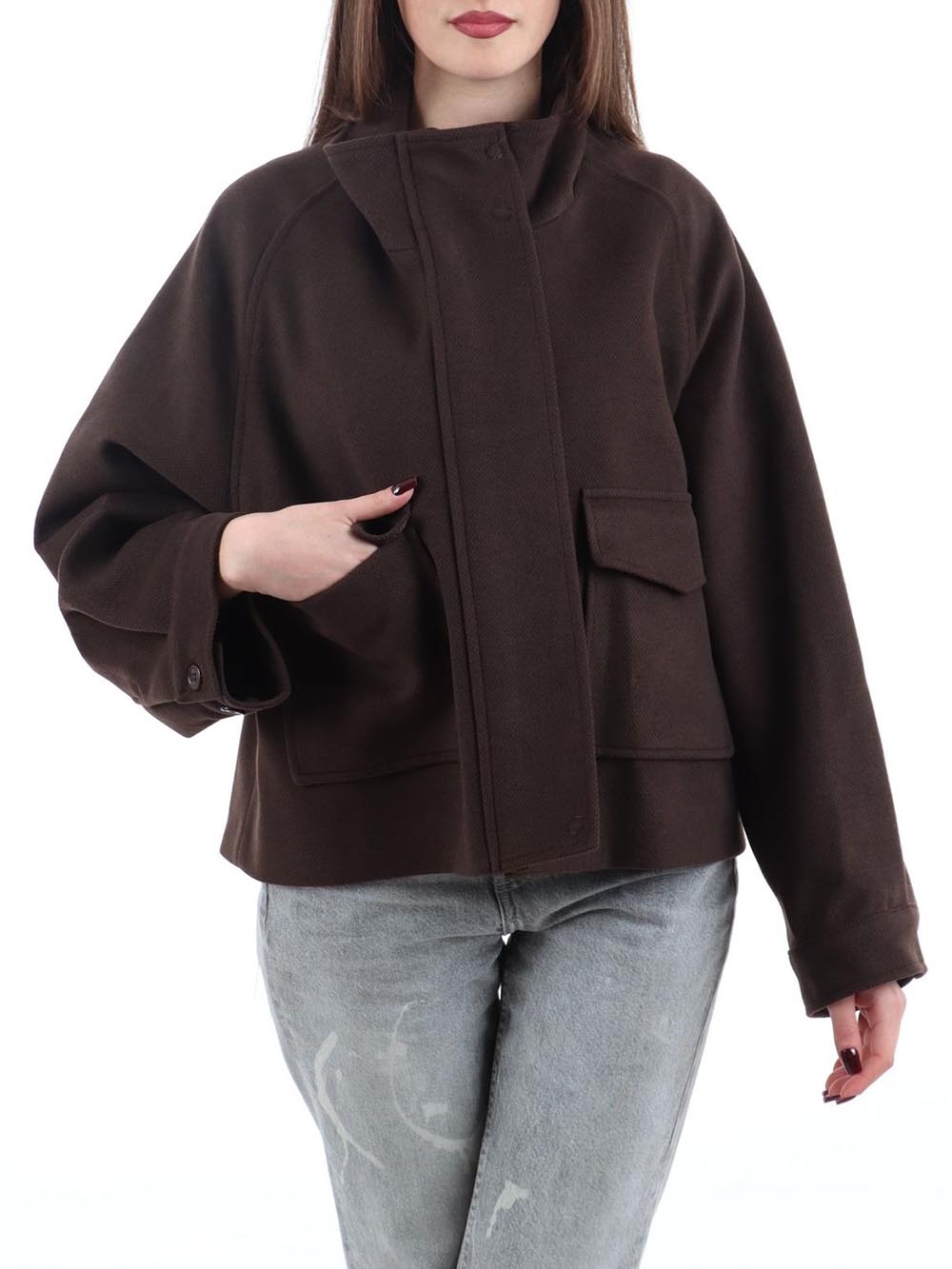 I AM Cappotto Donna 70312/t254 Moro