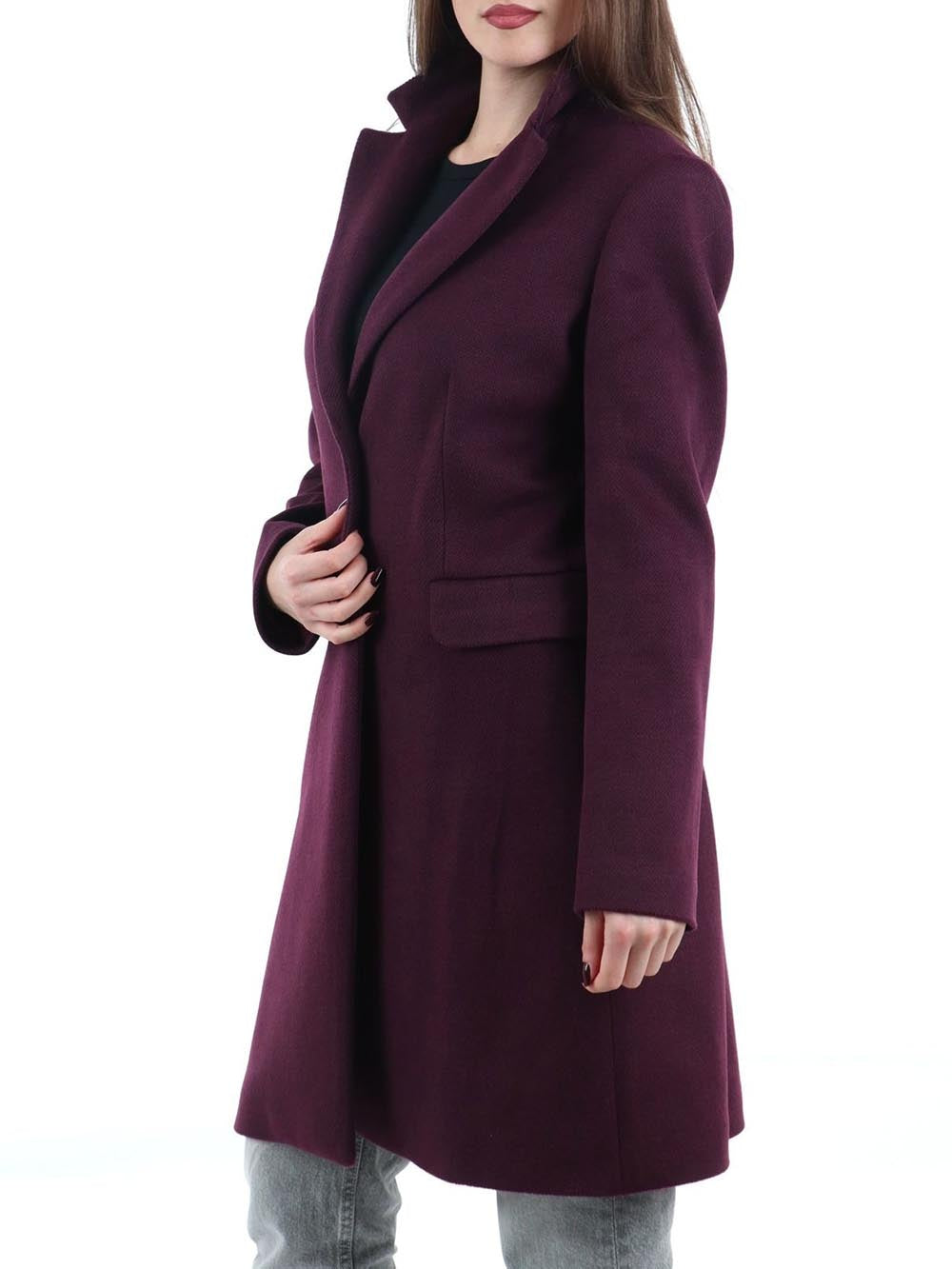 I AM Cappotto Donna 7630/t254 Bordeaux