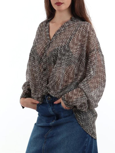 I AM Camicia Donna 9041 Panna moro