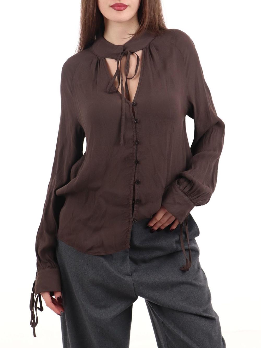 I AM Blusa Donna 9537 Moro