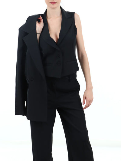 I AM Gilet Donna Ai25545 Nero