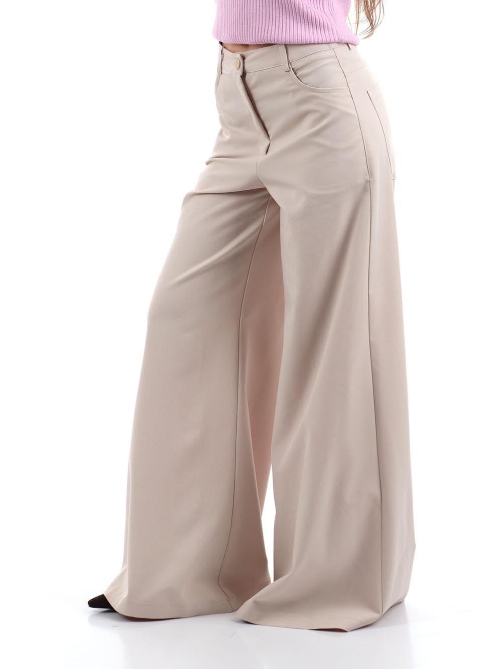 I AM Pantalone Donna Ai25649 Panna