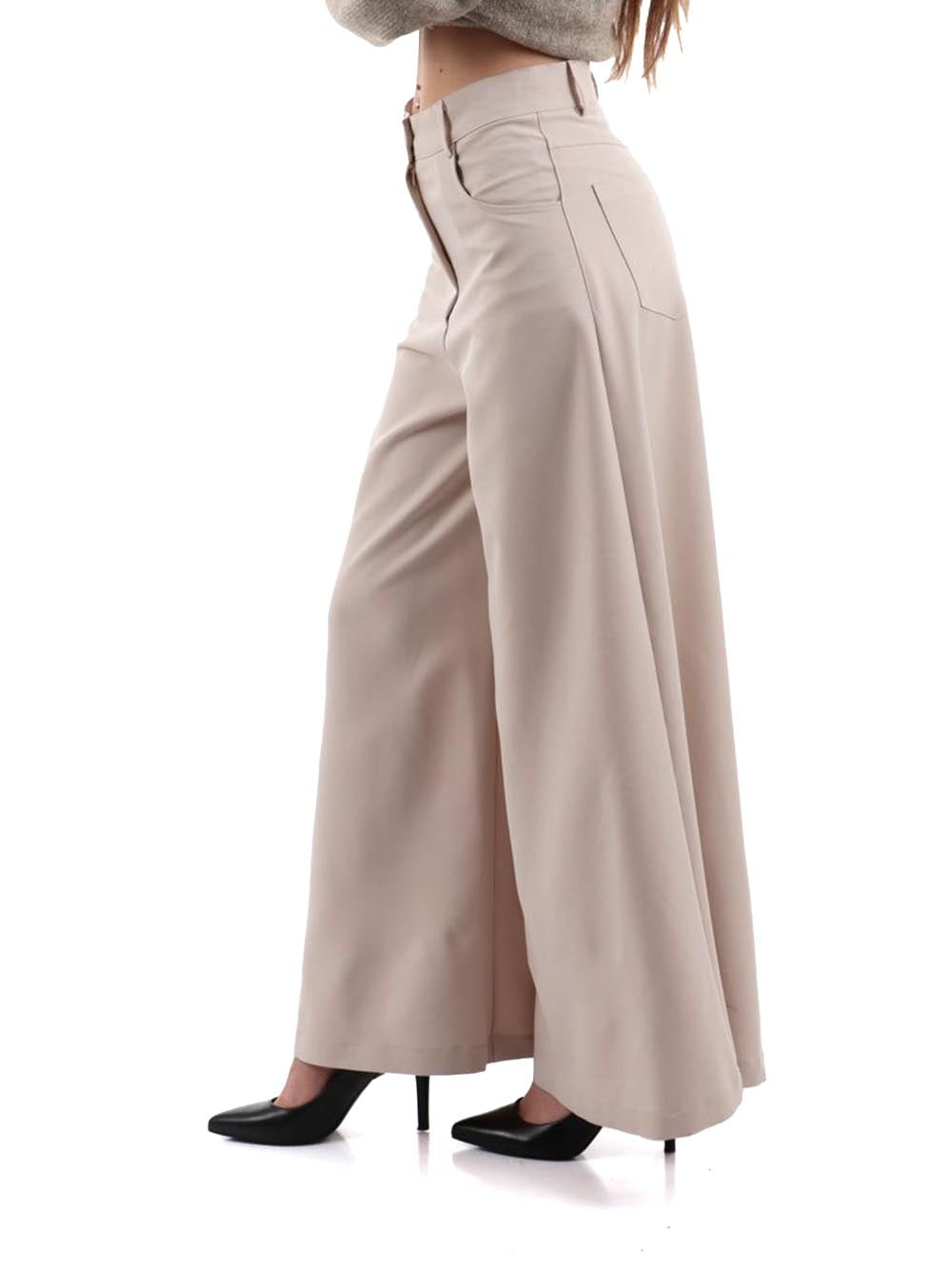 I AM Pantalone Donna Ai25650 Panna