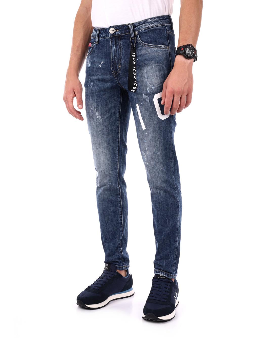 ICON Jeans Uomo Icuf2w6d002 Medio