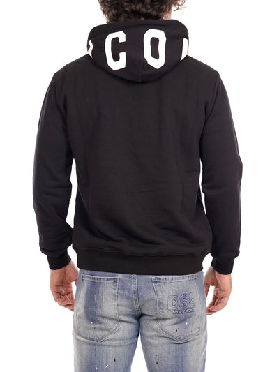 ICON Felpa Uomo Icuf2w6f008 Nero