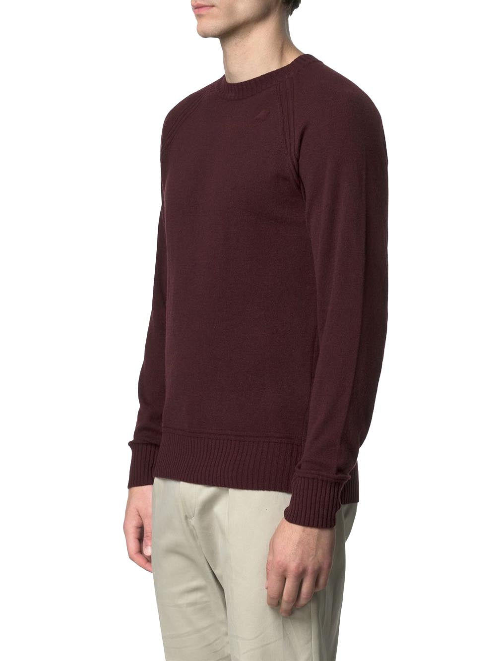 K-Way Pullover Uomo K2142gw Bordeaux