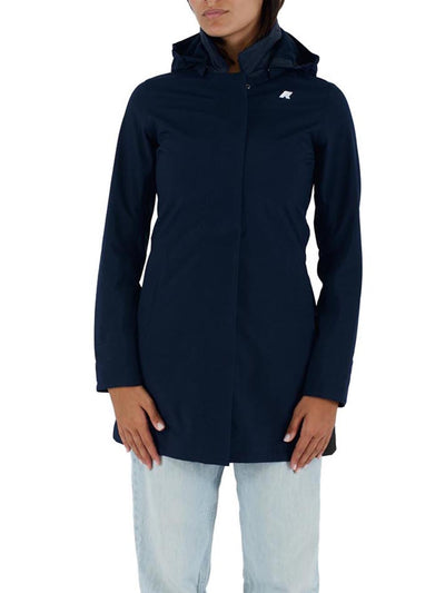 K-Way Giubbino Donna K2148bw Blu