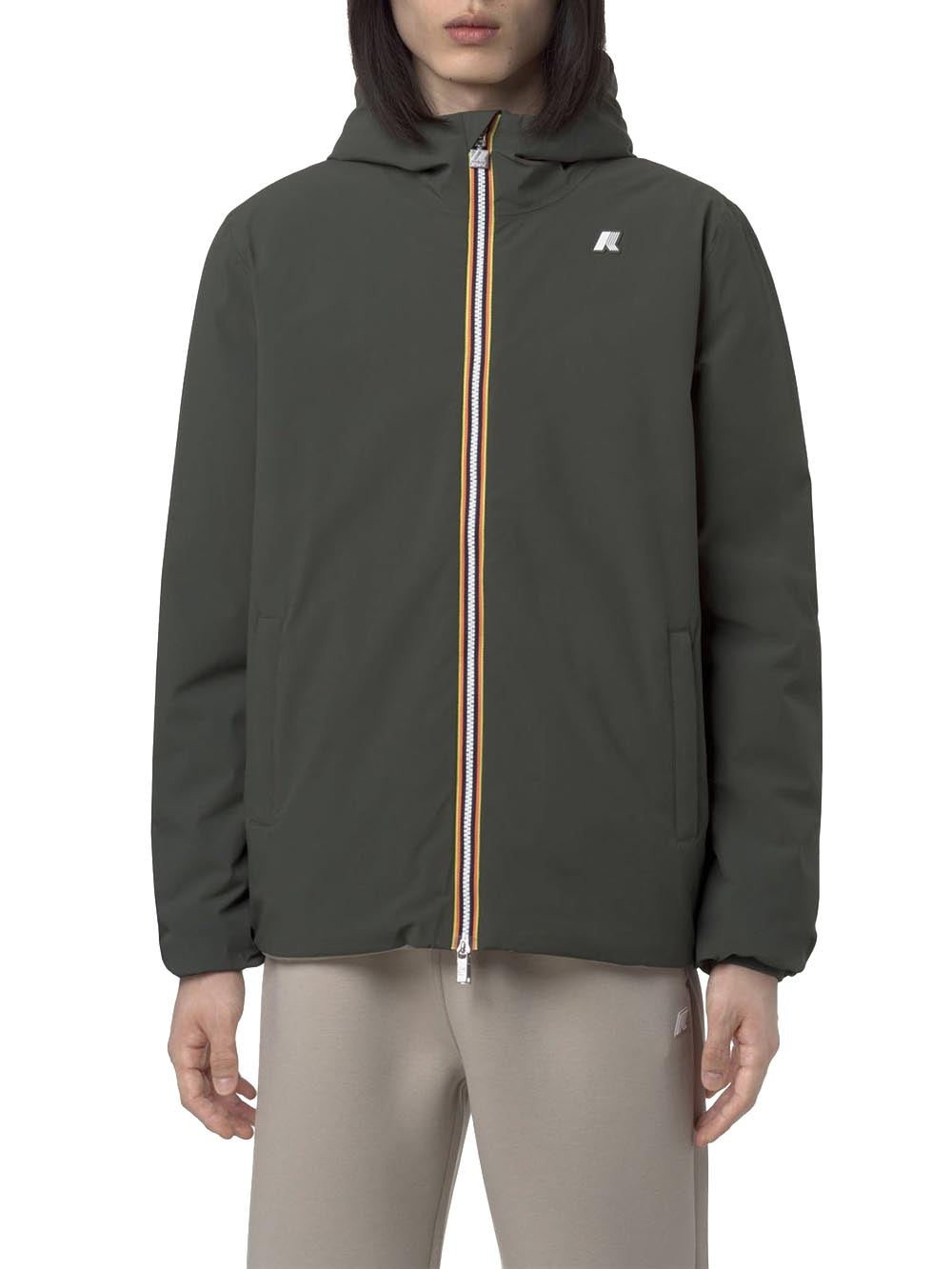 K-Way Giubbino Uomo K6128vw Verde/grigio