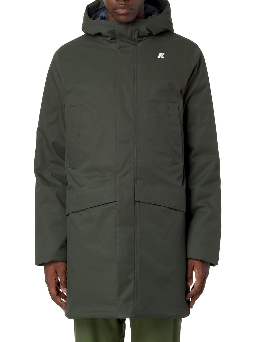 K-Way Giubbino Uomo K8133fw Verde/blu