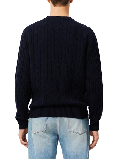 Lacoste Pullover Uomo Ah2924 Blu