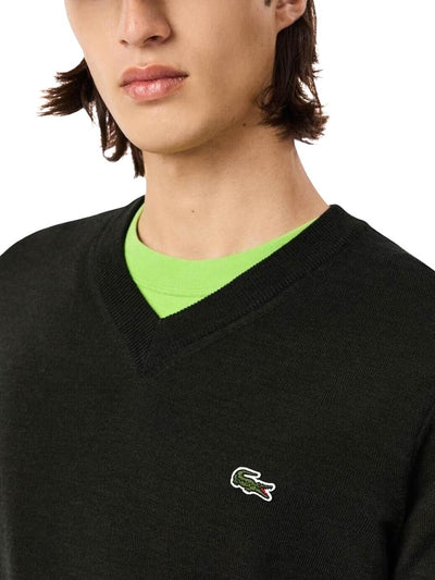 Lacoste Pullover Uomo Ah3221 Verde