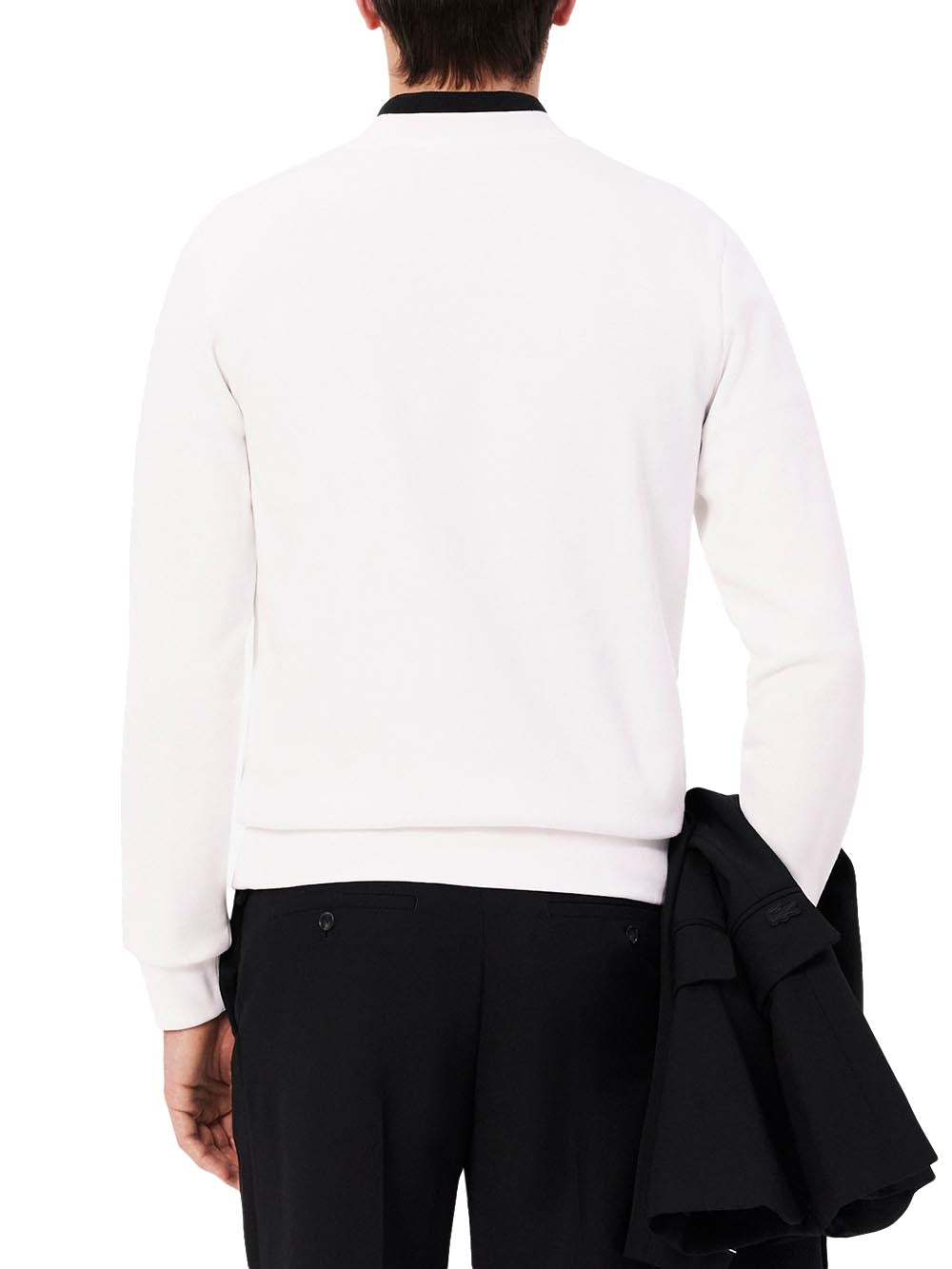Lacoste Felpa Uomo Sh9608 Bianco