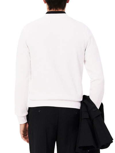 Lacoste Felpa Uomo Sh9608 Bianco