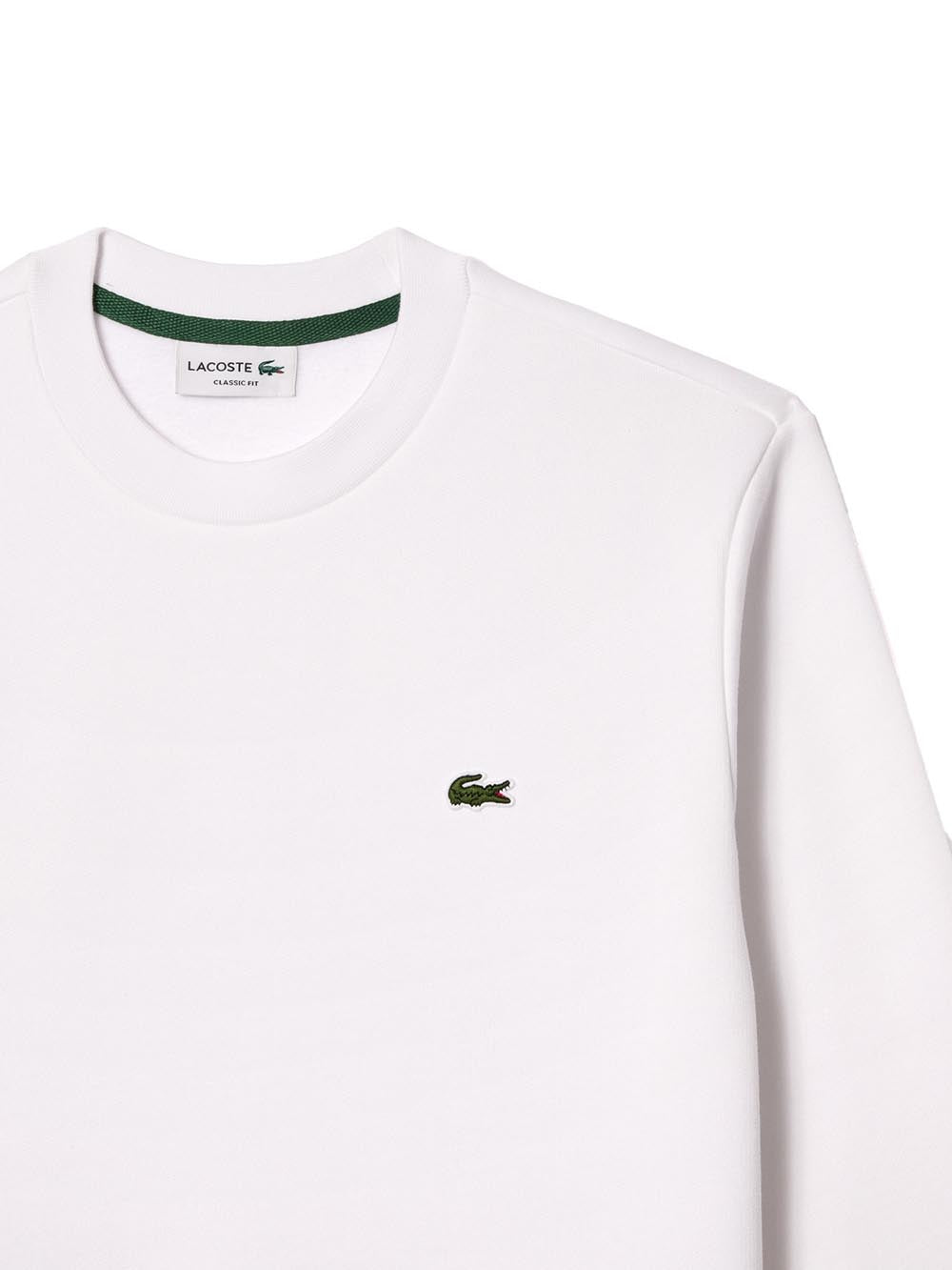 Lacoste Felpa Uomo Sh9608 Bianco