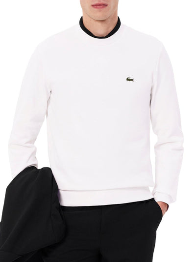 Lacoste Felpa Uomo Sh9608 Bianco