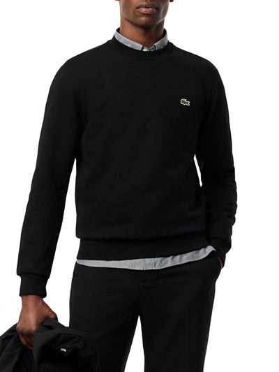 Lacoste Felpa Uomo Sh9608 Nero