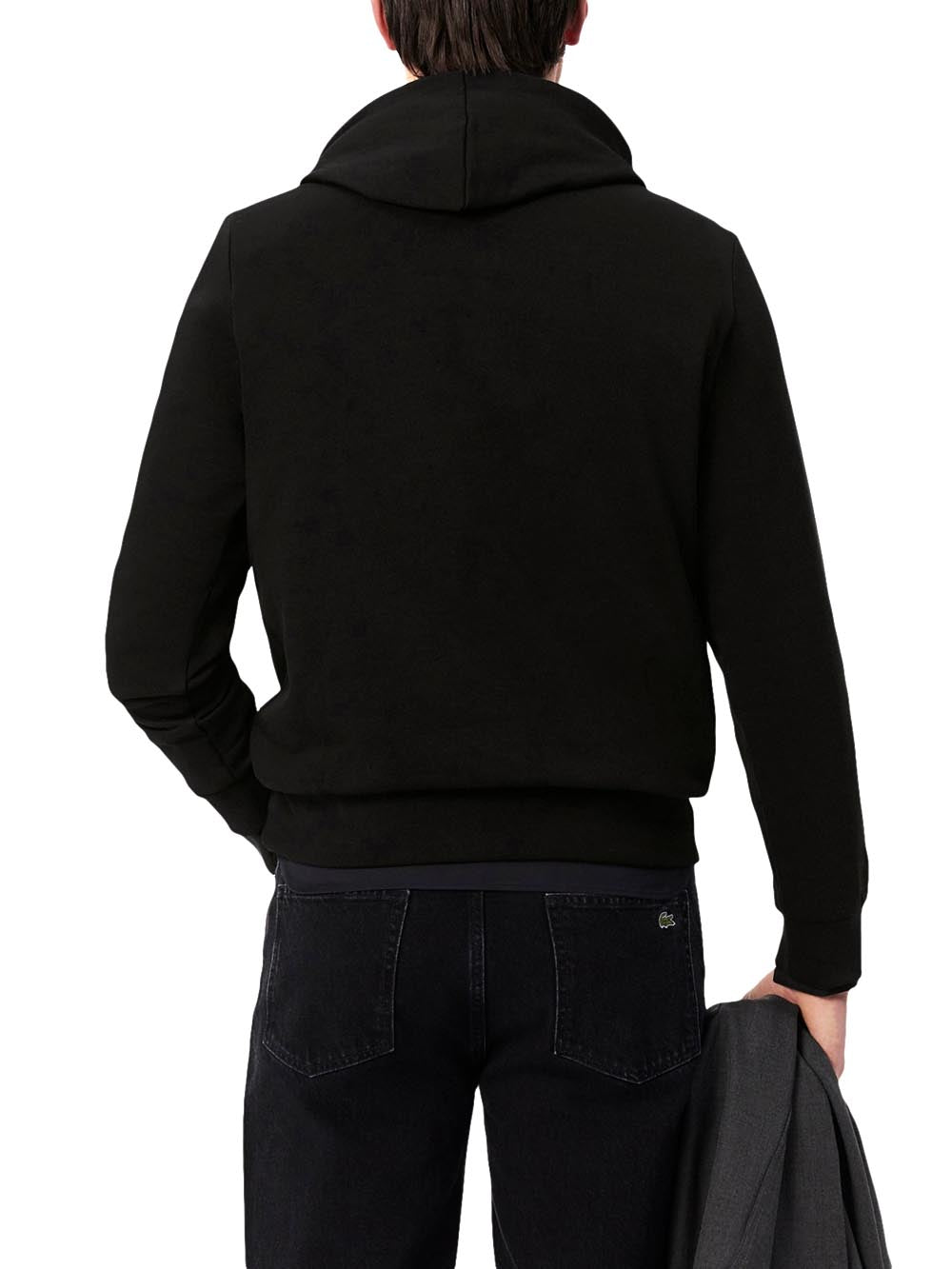 Lacoste Felpa Uomo Sh9623 Nero