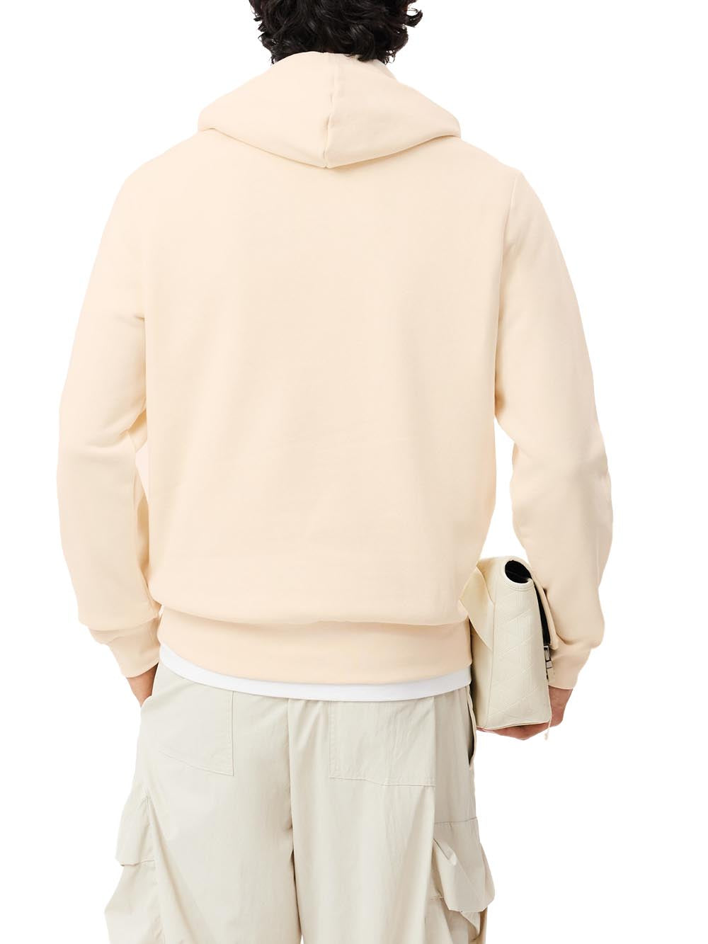 Lacoste Felpa Uomo Sh9623 Panna