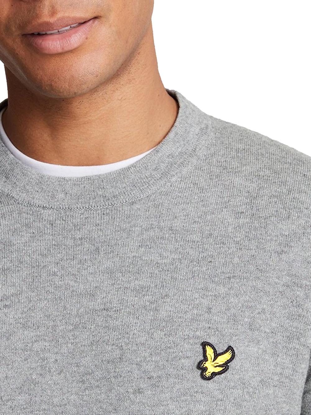 Lyle & Scott Pullover Uomo Kn2110vc Grigio